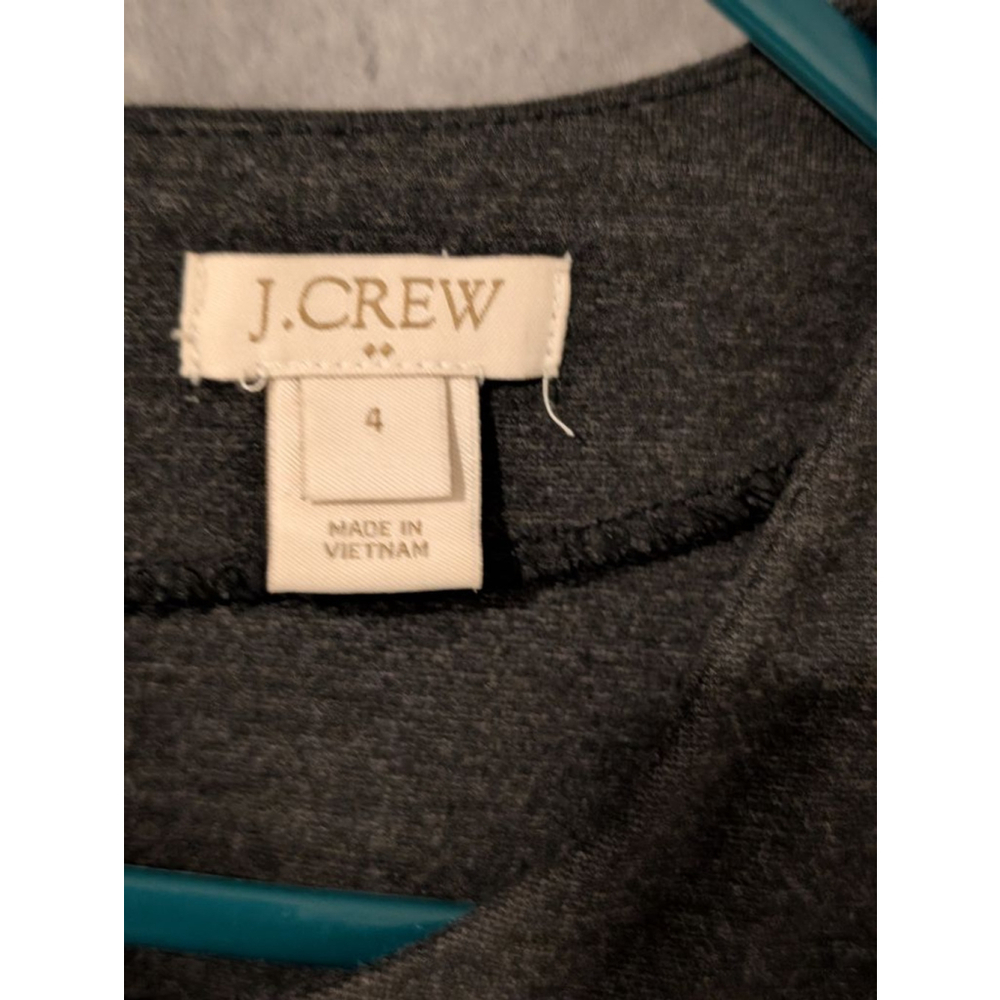 Women's J. Crew Dress Size 4 Gray - Picture 3 of 6
